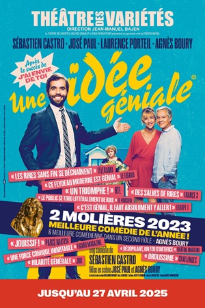 Théâtre – UNE IDEE GENIALE – Le 25 avril 2025 à 20h.