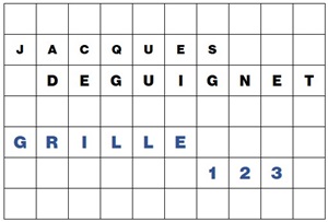 MOTS CROISÉS PAR Jacques DEGUIGNET (AMIPHI N°123) ET SOLUTION (AMIPHI N°122).