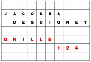 MOTS CROISÉS PAR Jacques DEGUIGNET (AMIPHI N°124) ET SOLUTION (AMIPHI N°123).