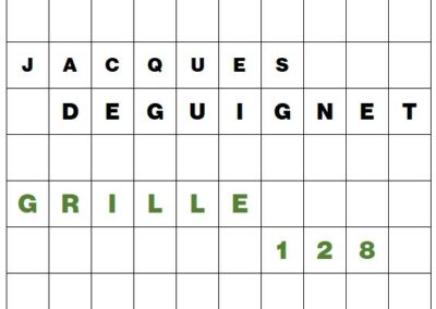 MOTS CROISÉS PAR Jacques DEGUIGNET (AMIPHI N°128) ET SOLUTION (AMIPHI N°127).