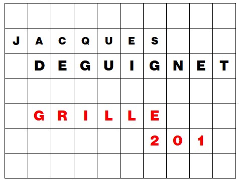 MOTS CROISÉS PAR Jacques DEGUIGNET (AMIPHI N°201) ET SOLUTION (AMIPHI N°200).